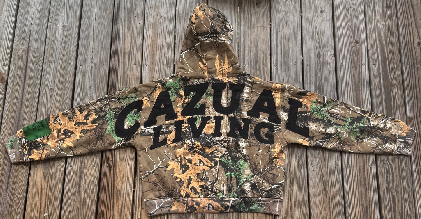 Camo Black Full Zip-Up