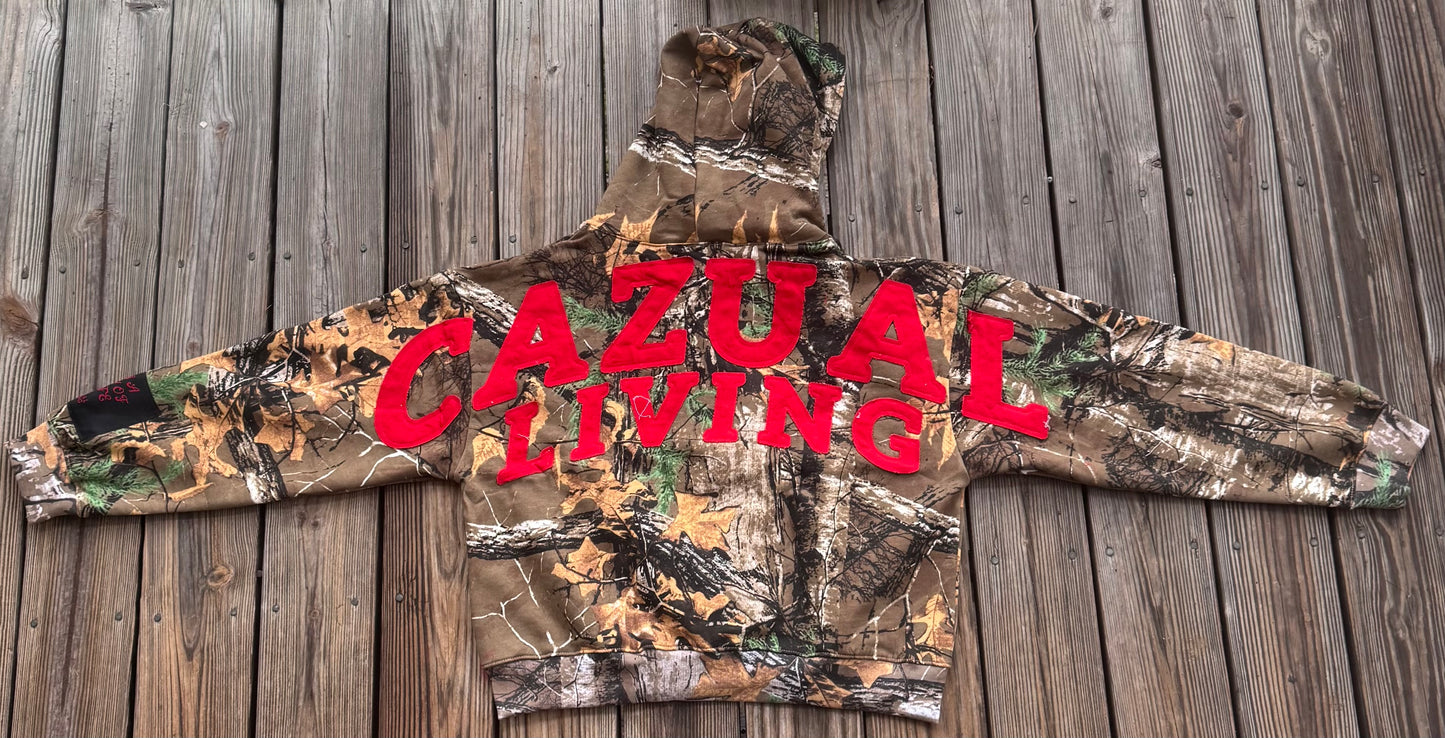 Camo Red Full Zip-Up