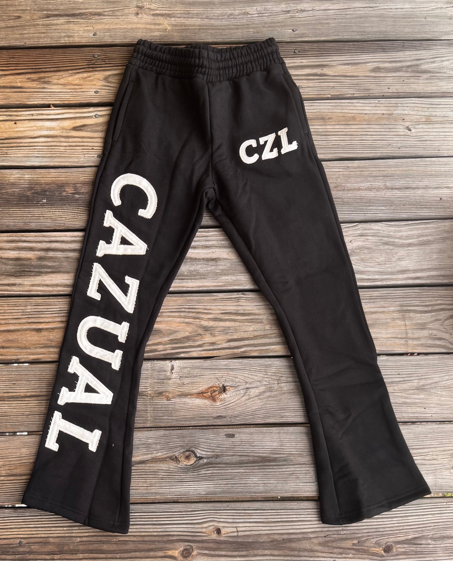 Black Distressed Sweats